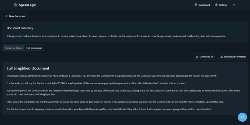 Speak Legal – screenshot 2