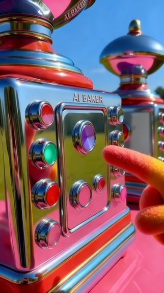 The Ultimate AI Baker | Retro Futuristic | Muppet Monster – screenshot 1
