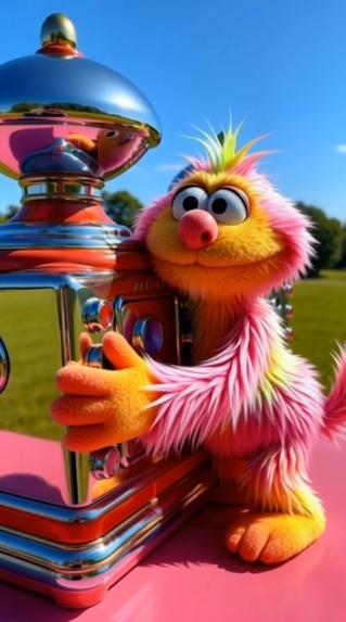 The Ultimate AI Baker | Retro Futuristic | Muppet Monster – screenshot 2