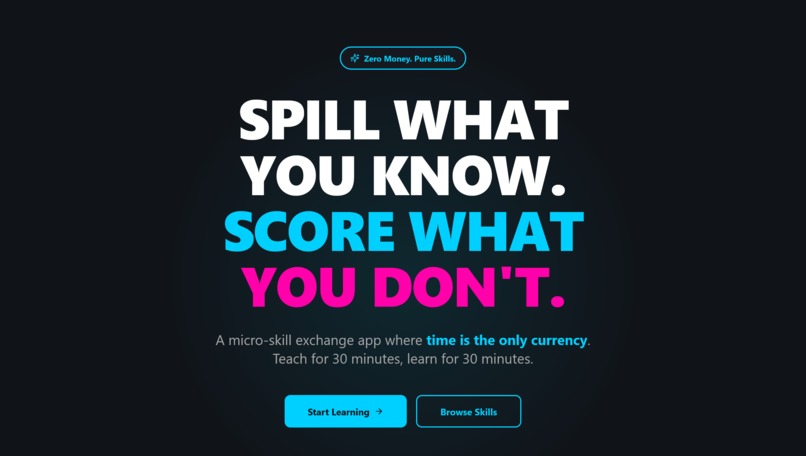 SkillSpill – screenshot 1