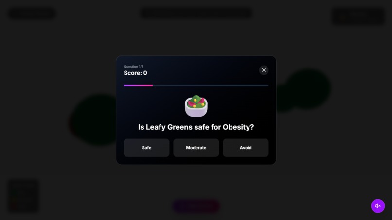 FoodVerse: Explore Foods as Planets in a 3D Universe – screenshot 3