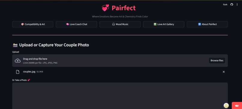 Pairfect —Where Emotions Become Art & Chemistry Finds Color – screenshot 1