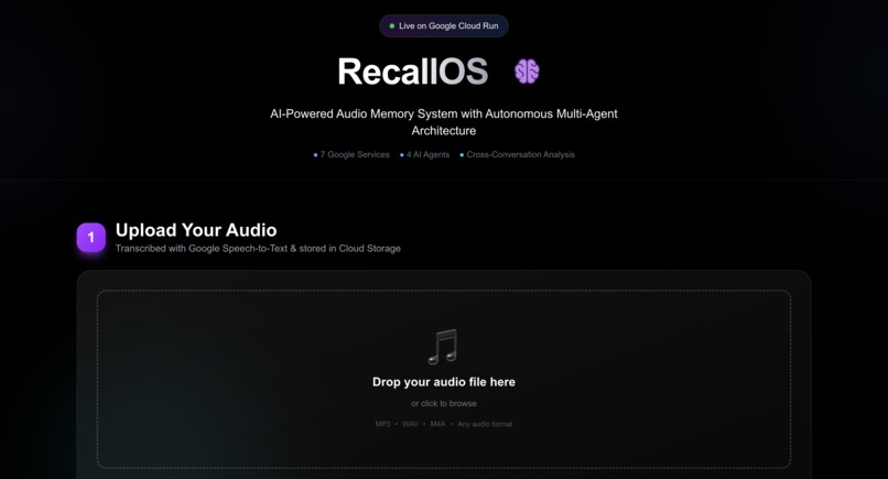 RecallOS – screenshot 2