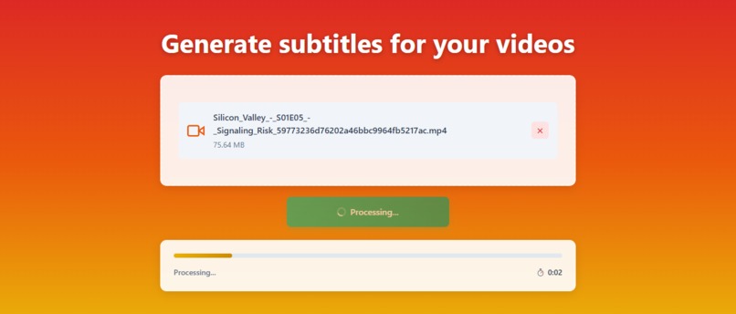subtitle generator – screenshot 3