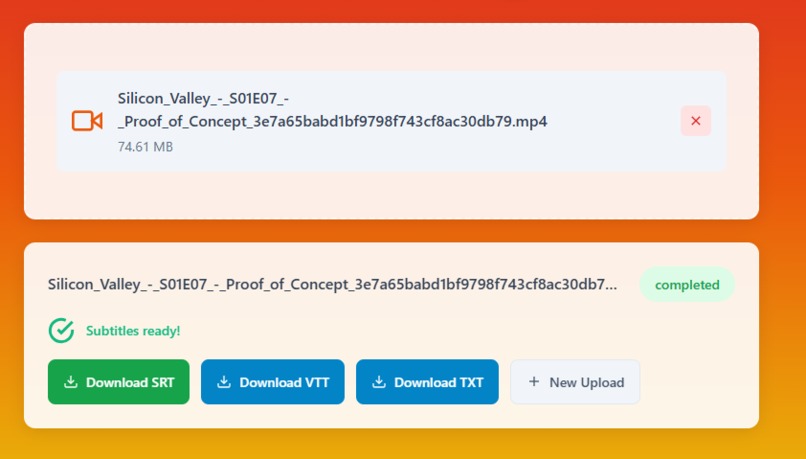 subtitle generator – screenshot 4