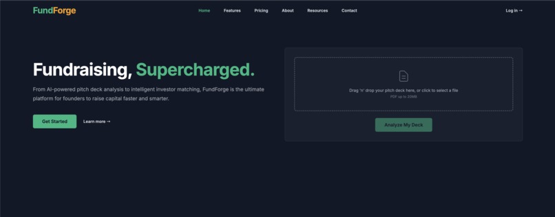FundForge - AI Business Plan Creator App – screenshot 2