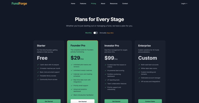 FundForge - AI Business Plan Creator App – screenshot 5