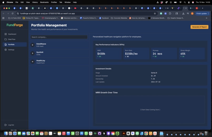 FundForge - AI Business Plan Creator App – screenshot 10