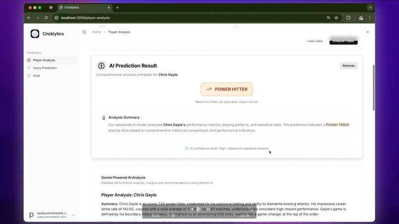 Cricklytics - AI Powered Cricket Analytics Platform – screenshot 7