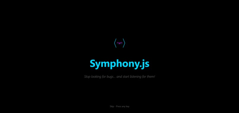 Symphony.js – screenshot 1