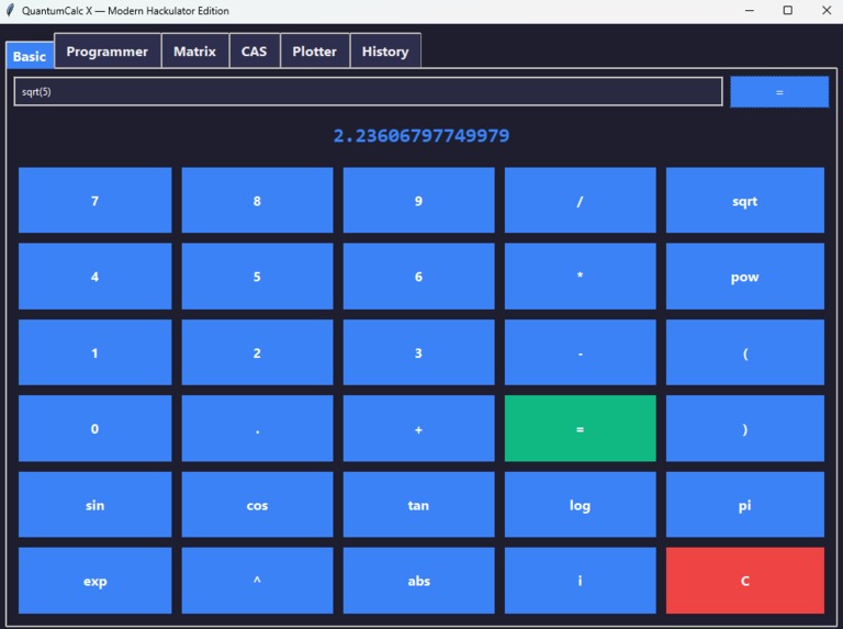 Hackulator – screenshot 2