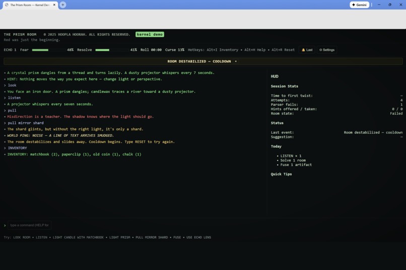 The Prism Room — Kiroween Kernel (v1.3.9) – screenshot 9
