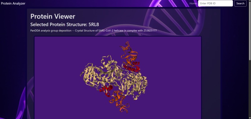 Protein analysis project - the 4bytes – screenshot 1