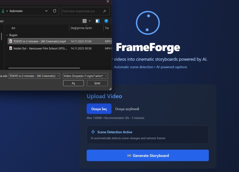 FrameForge – screenshot 2