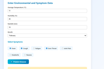 Early Detection of Seasonal Diseases