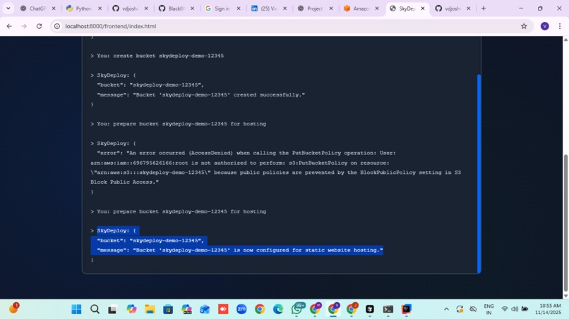 SkyDeploy Companion – screenshot 1