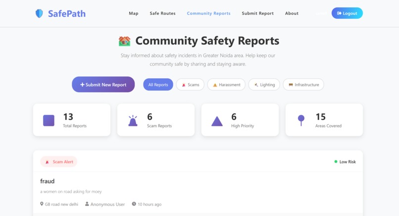 SafePath – screenshot 3
