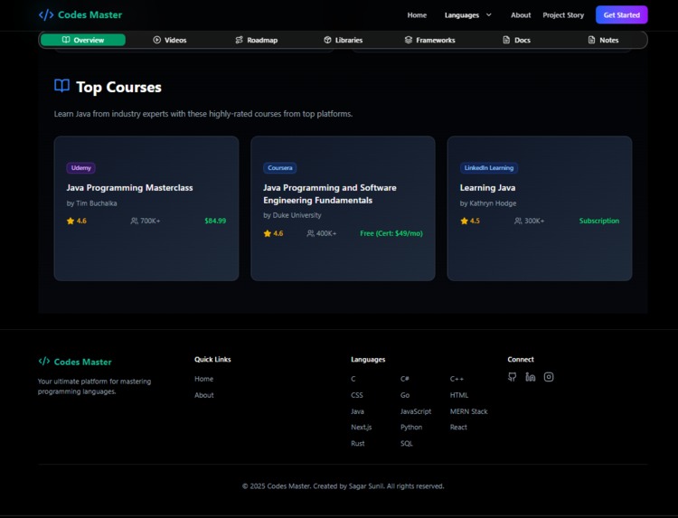 Codes Master – screenshot 1