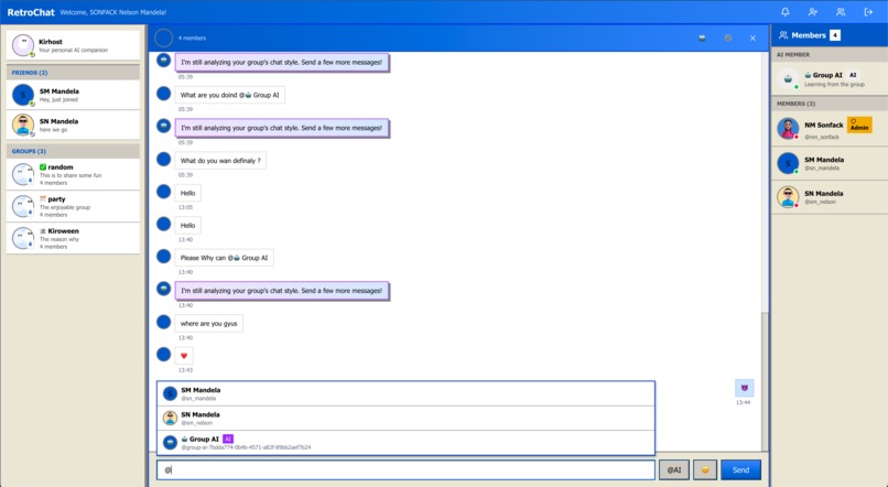 RetroChat: Bringing MSN Messenger Back (Powered by AI) – screenshot 2