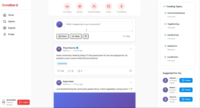 SocializeU – screenshot 5