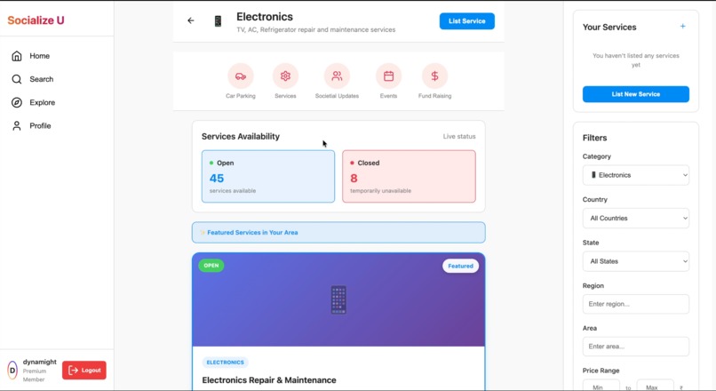 SocializeU – screenshot 8