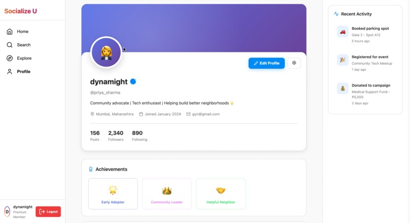 SocializeU – screenshot 9