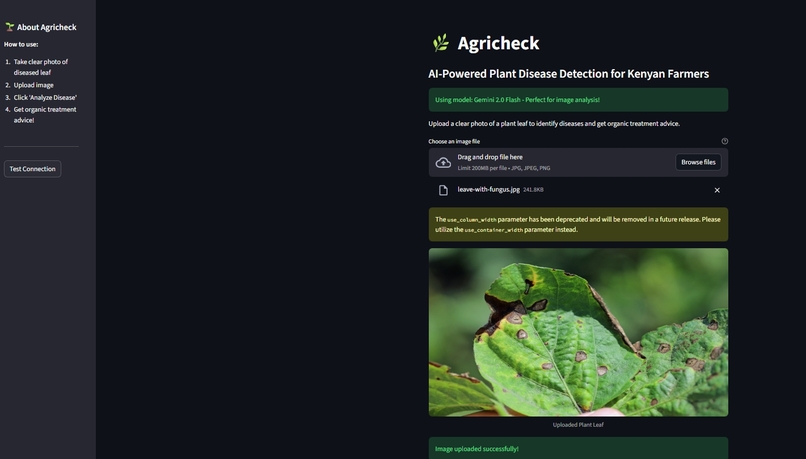 Agricheck: AI Powered Plant Detector – screenshot 1