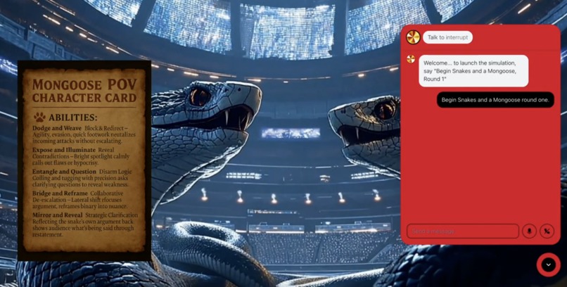 Snakes and a Mongoose rd. 1 – screenshot 2