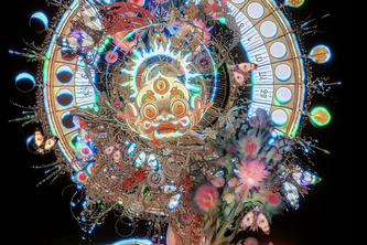 Nuo Mask Classic of Mountains and Seas