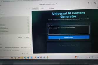 Universal AI content generator