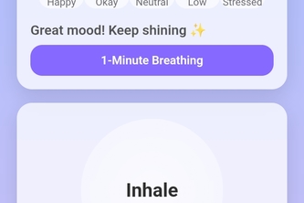 ➡MiniMood – Student Wellness Tracker