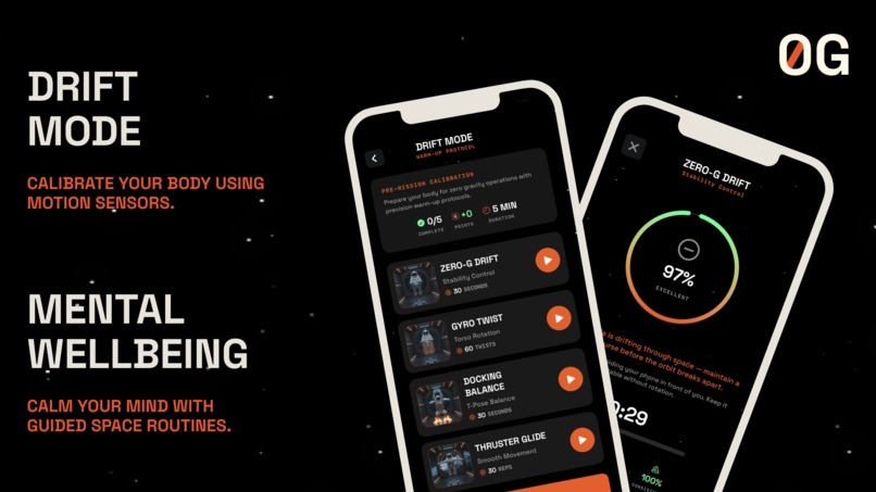 Zero-G App – screenshot 2