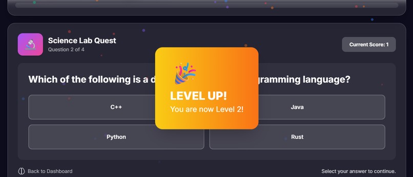  Gamified Education Platform – screenshot 1