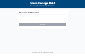 Berea College Q&A