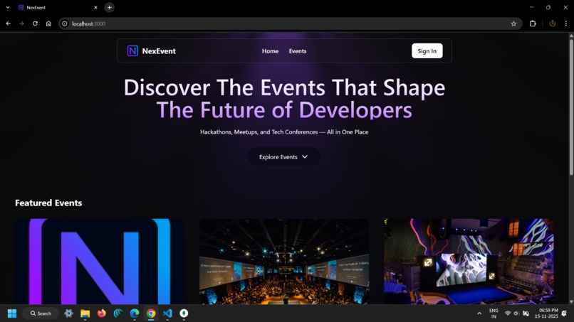 NexEvent – screenshot 1
