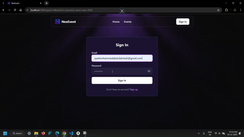 NexEvent – screenshot 3