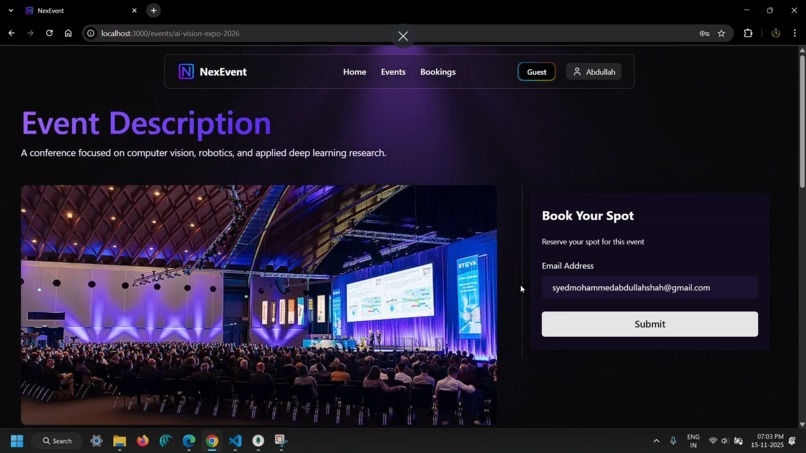 NexEvent – screenshot 6