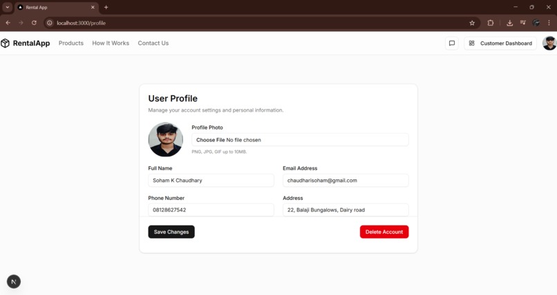 Rental Management App – screenshot 4