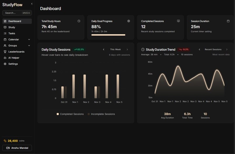 Study-Flow – screenshot 2