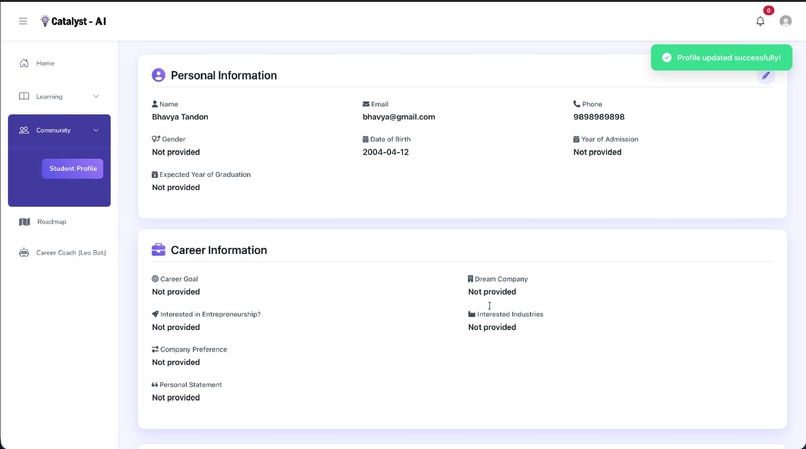 Catalyst AI – screenshot 3