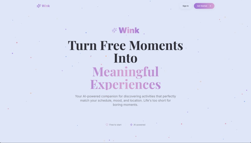 Wink – screenshot 1