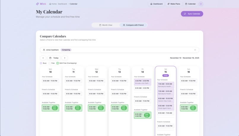 Wink – screenshot 3