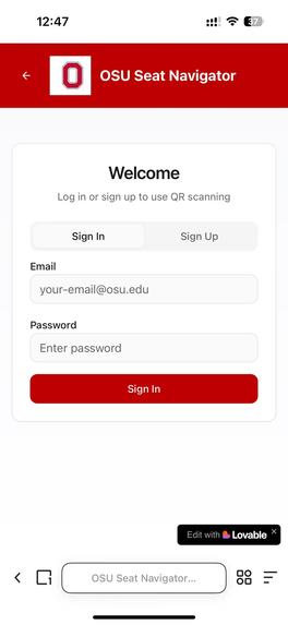OSU Seat Navigator – screenshot 7