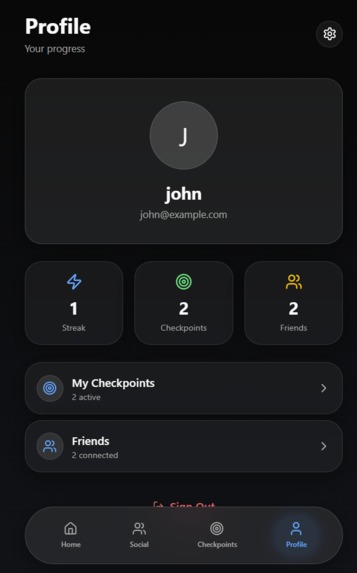 chkpnt – screenshot 2
