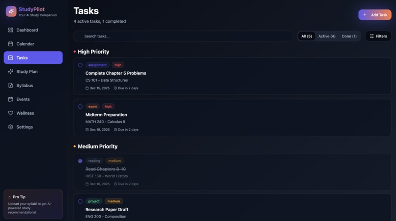 StudyPilot – screenshot 3