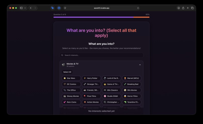 SpookFit – screenshot 5