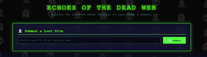 Echo's of the Dead Web – screenshot 1