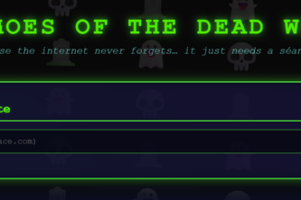 Echo's of the Dead Web