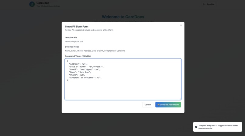 CareDocs – screenshot 4
