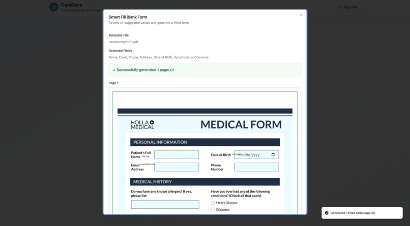 CareDocs – screenshot 5